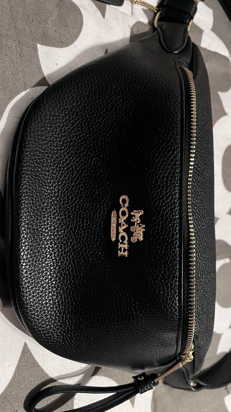 Coach Black Pebble Leather Belt Bag - photo 3