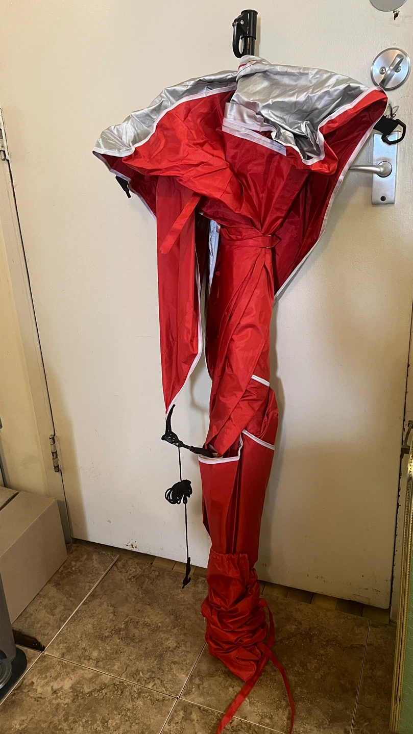 Red Portable Sunshade Umbrella - photo 4