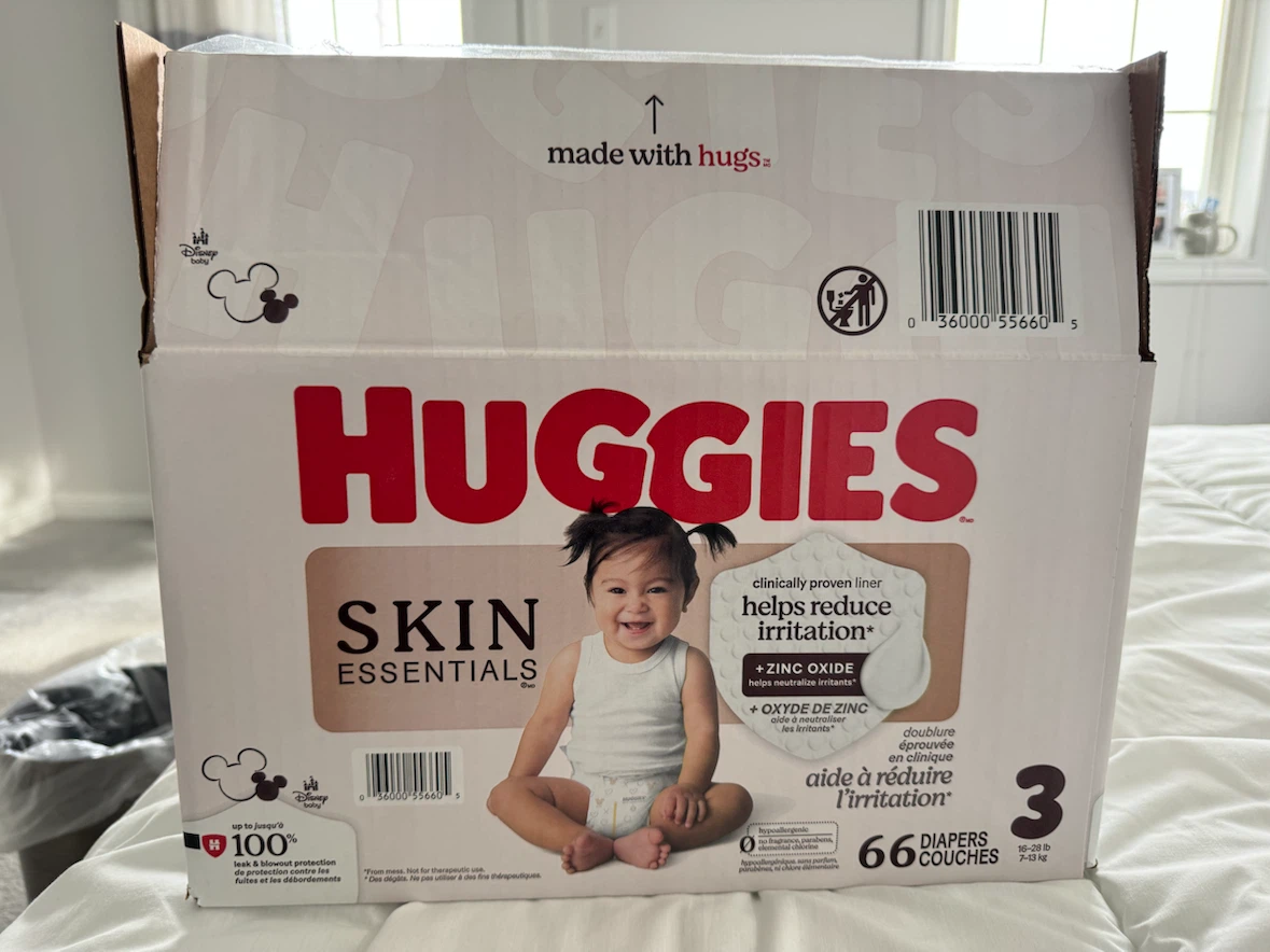 Best Diapers I’ve Tried: Huggies Skin Essentials Size 2 Diapers