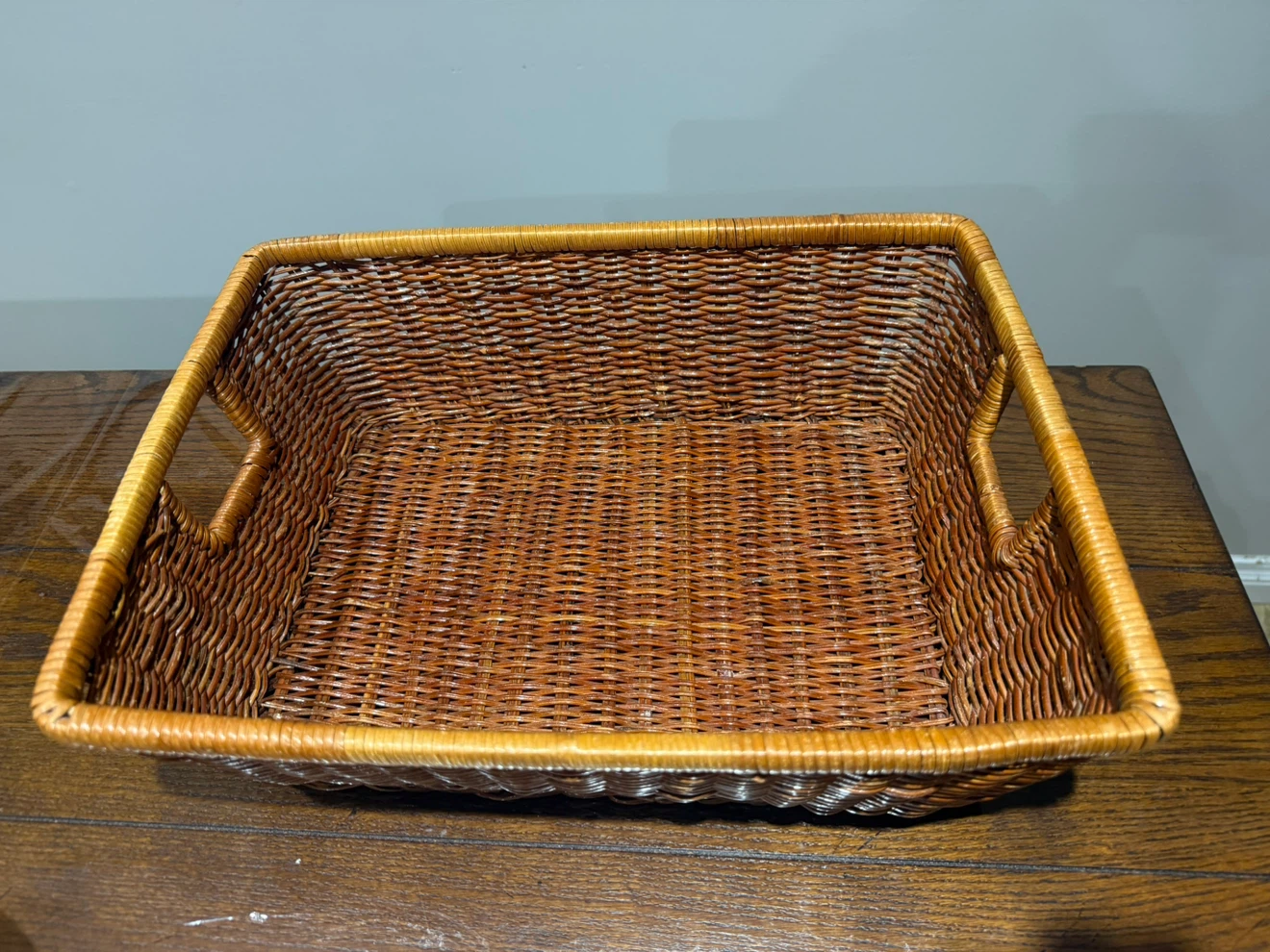 Woven Wicker Storage Basket - photo 2