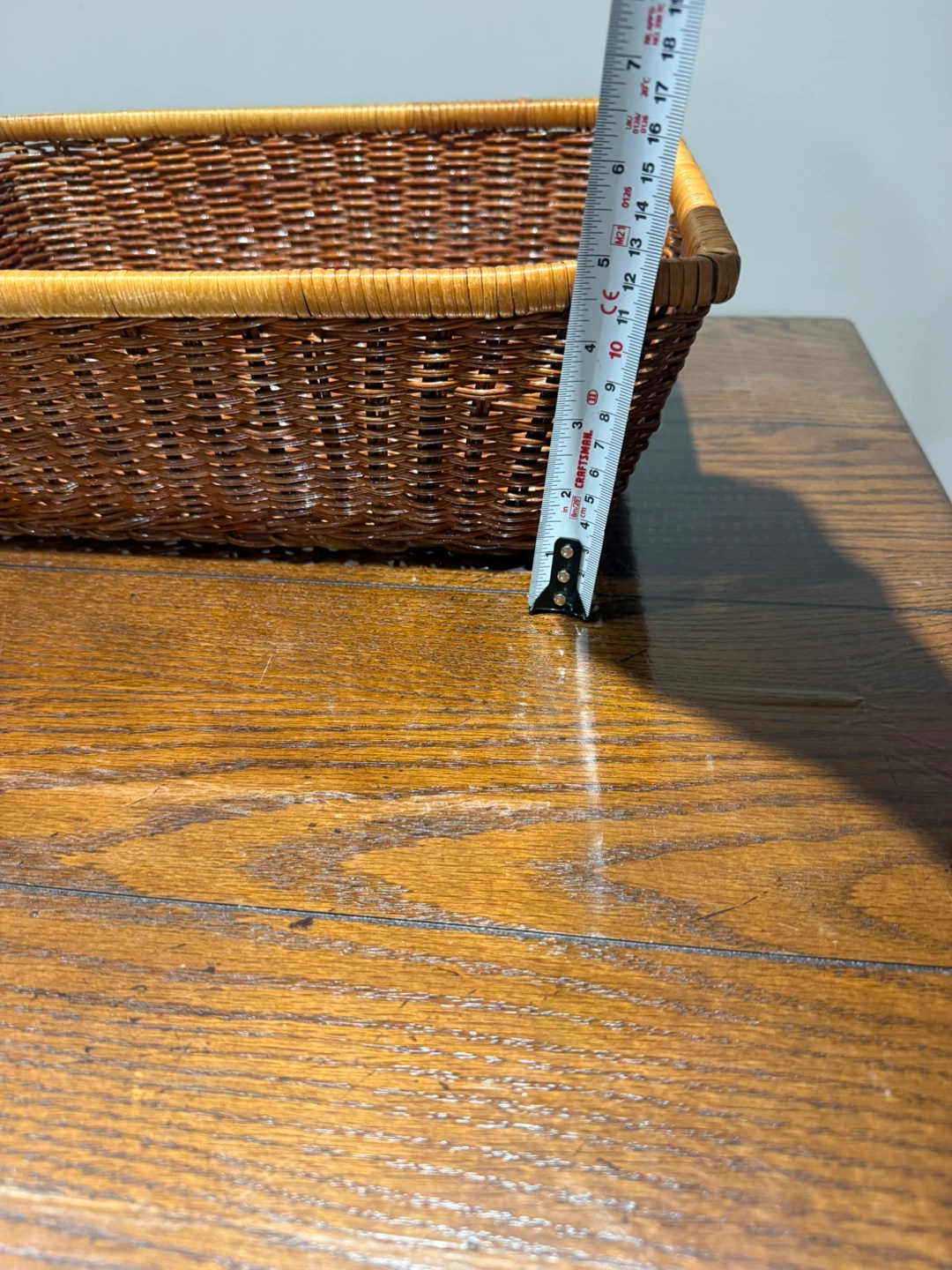 Woven Wicker Storage Basket - photo 3
