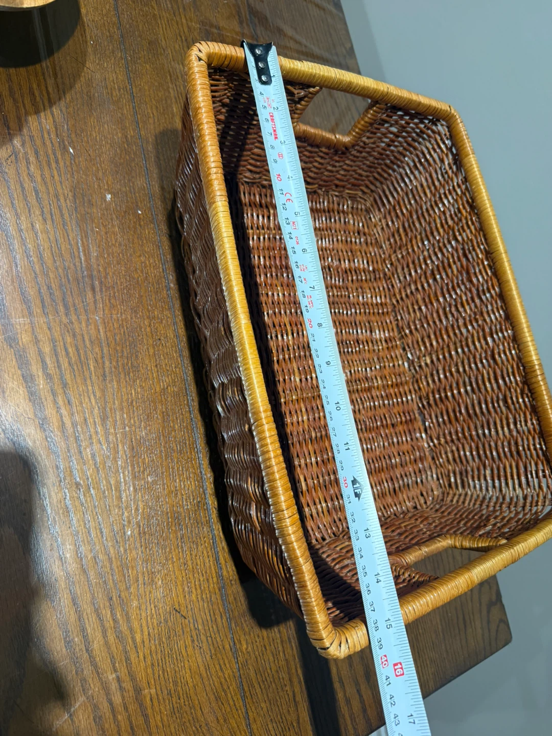 Woven Wicker Storage Basket - photo 5