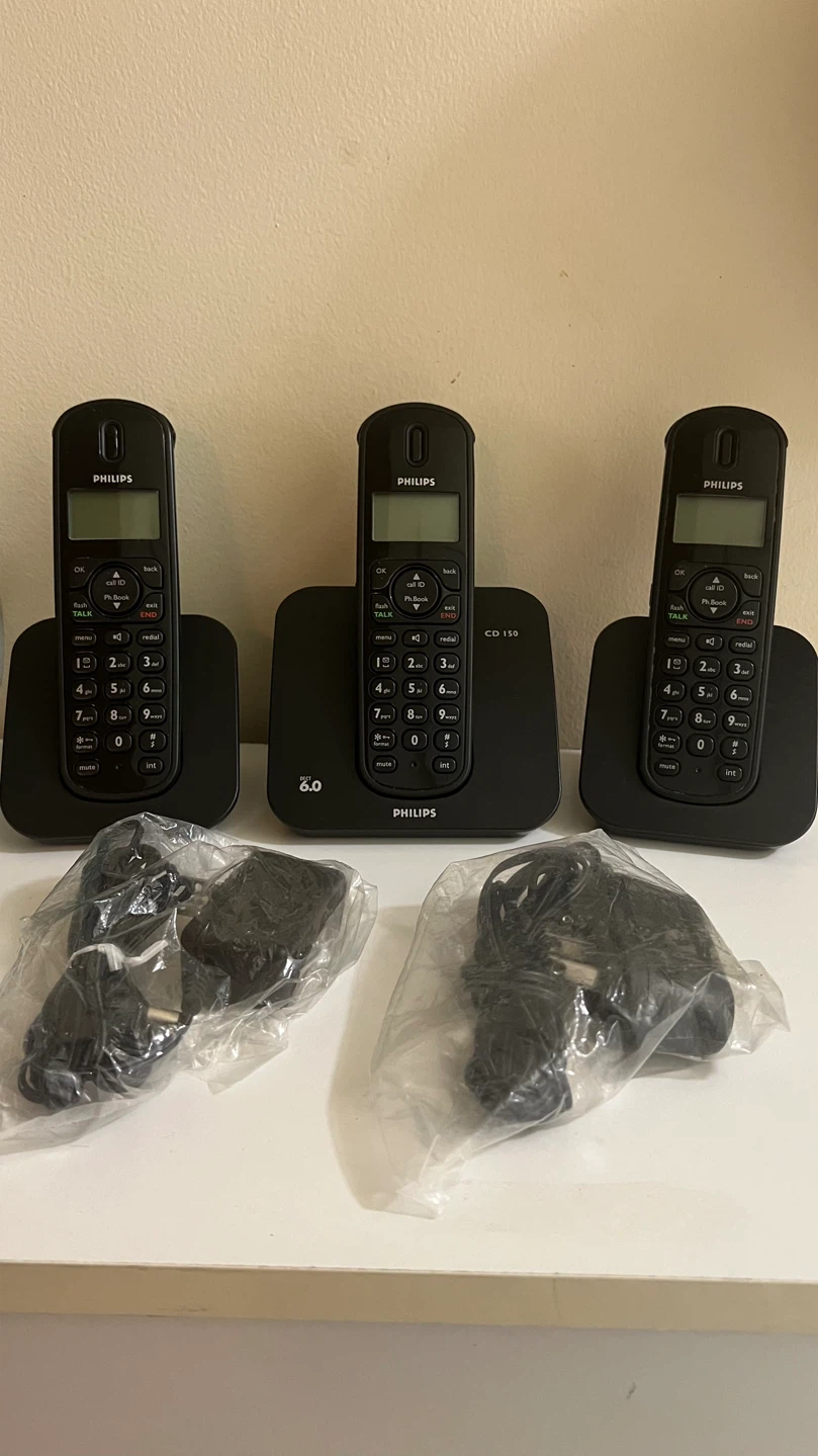Philips CD 150 DECT 6.0 Cordless Phone Set