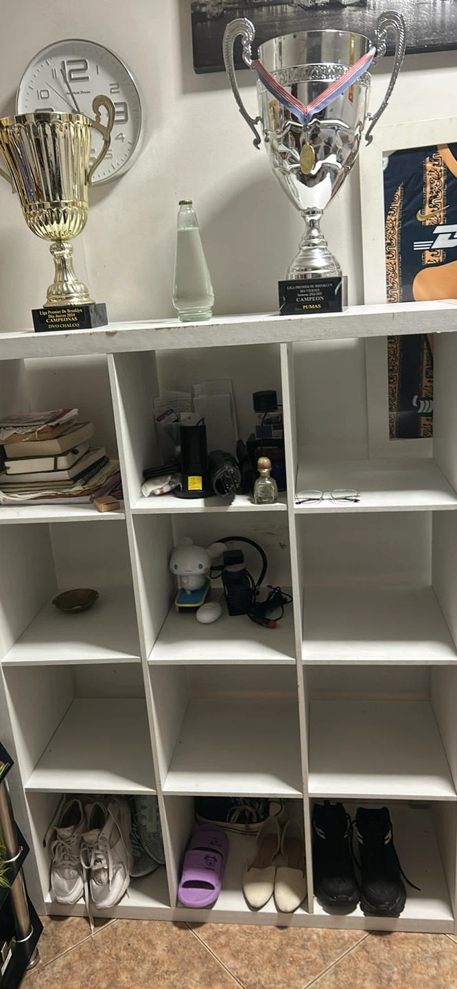 White 9-Cube Storage Organizer - photo 2