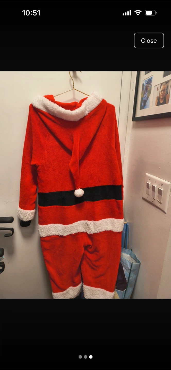 With Love, Sarah Santa Claus Onesie Medium - photo 3