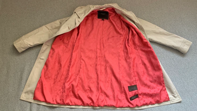 COACH Trench Coat - Size XS - photo 4