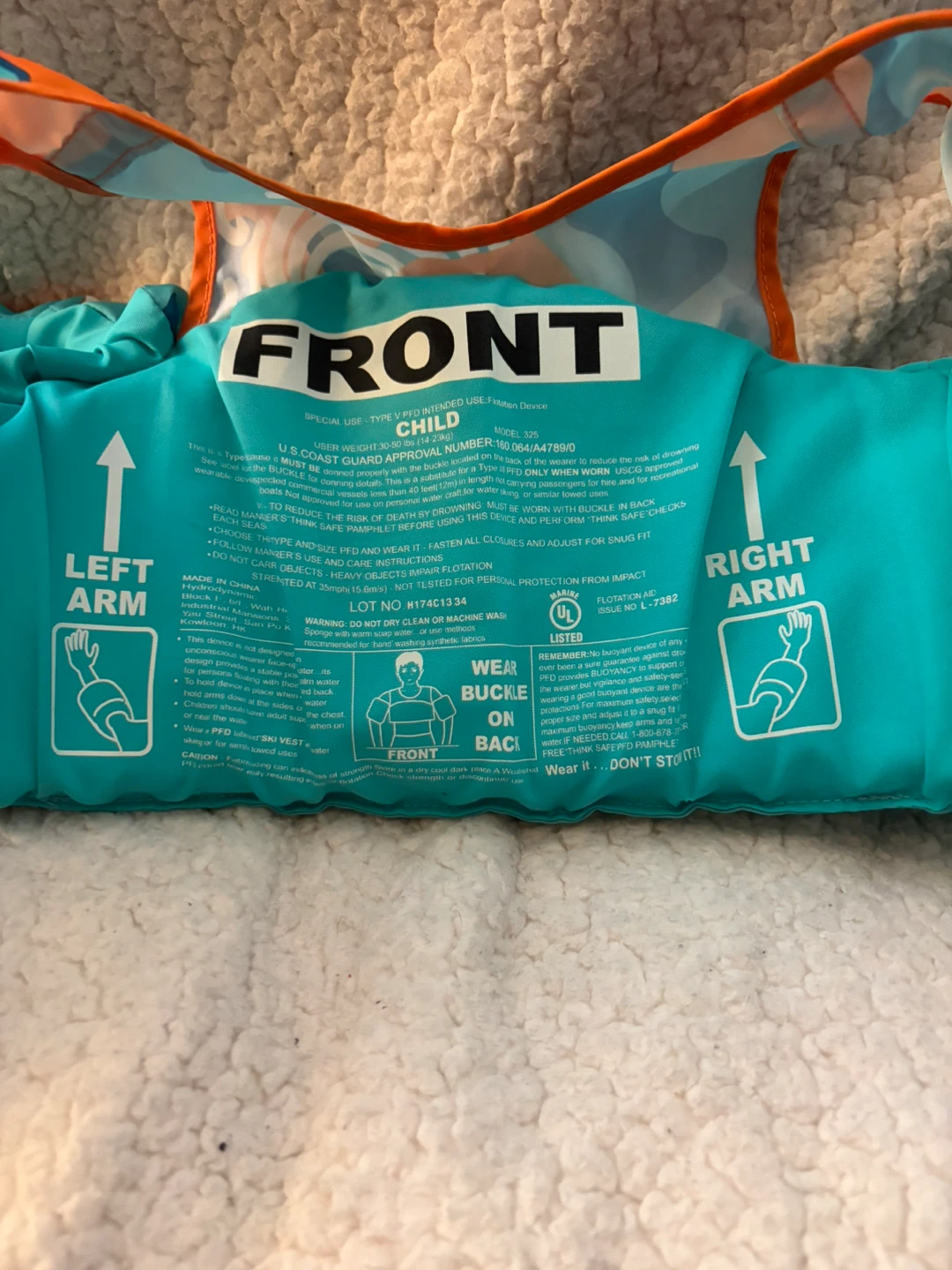 Speedo Child PFD Life Jacket - See Pics - photo 2