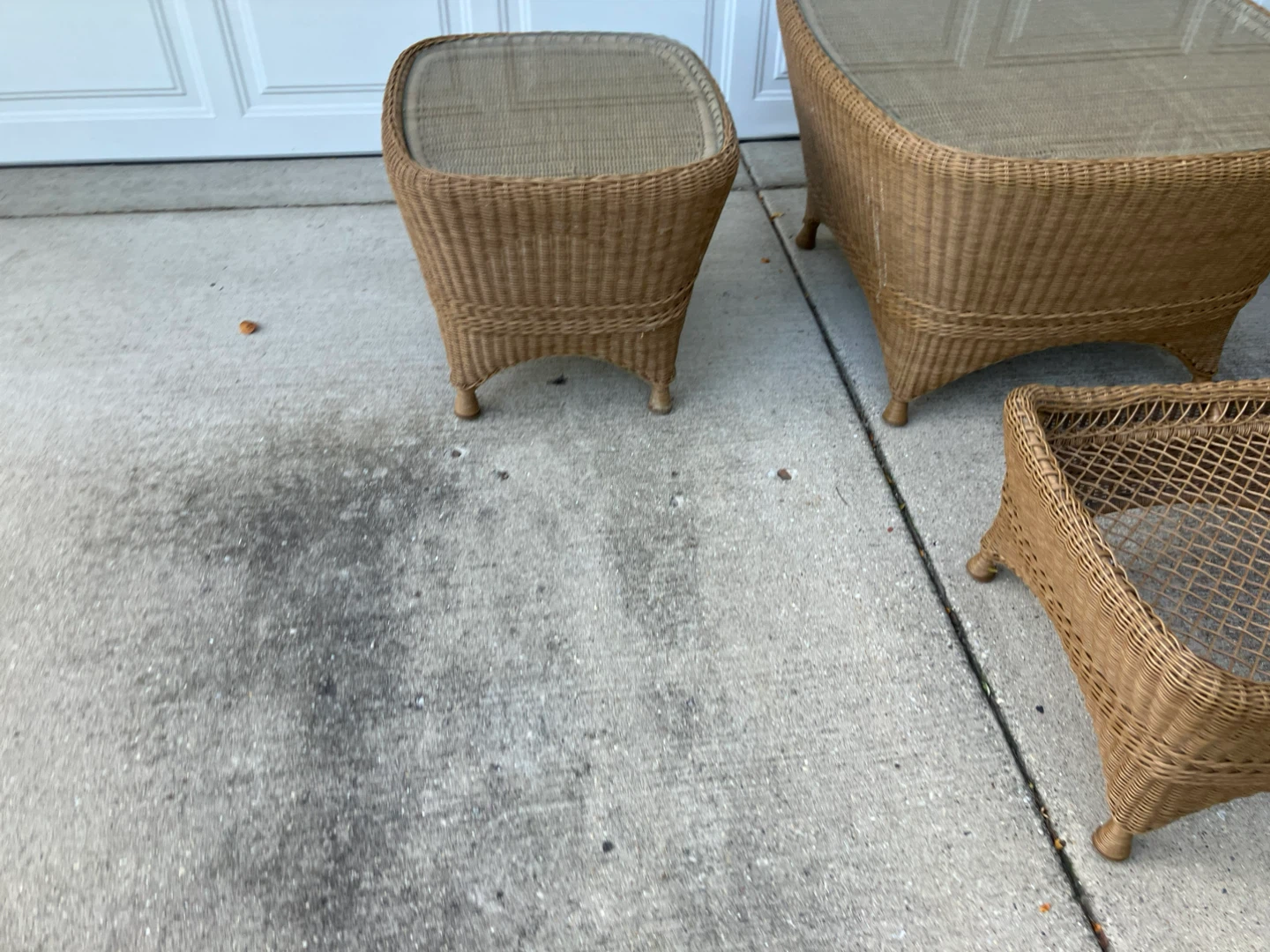 Wicker Patio Table Set - photo 2