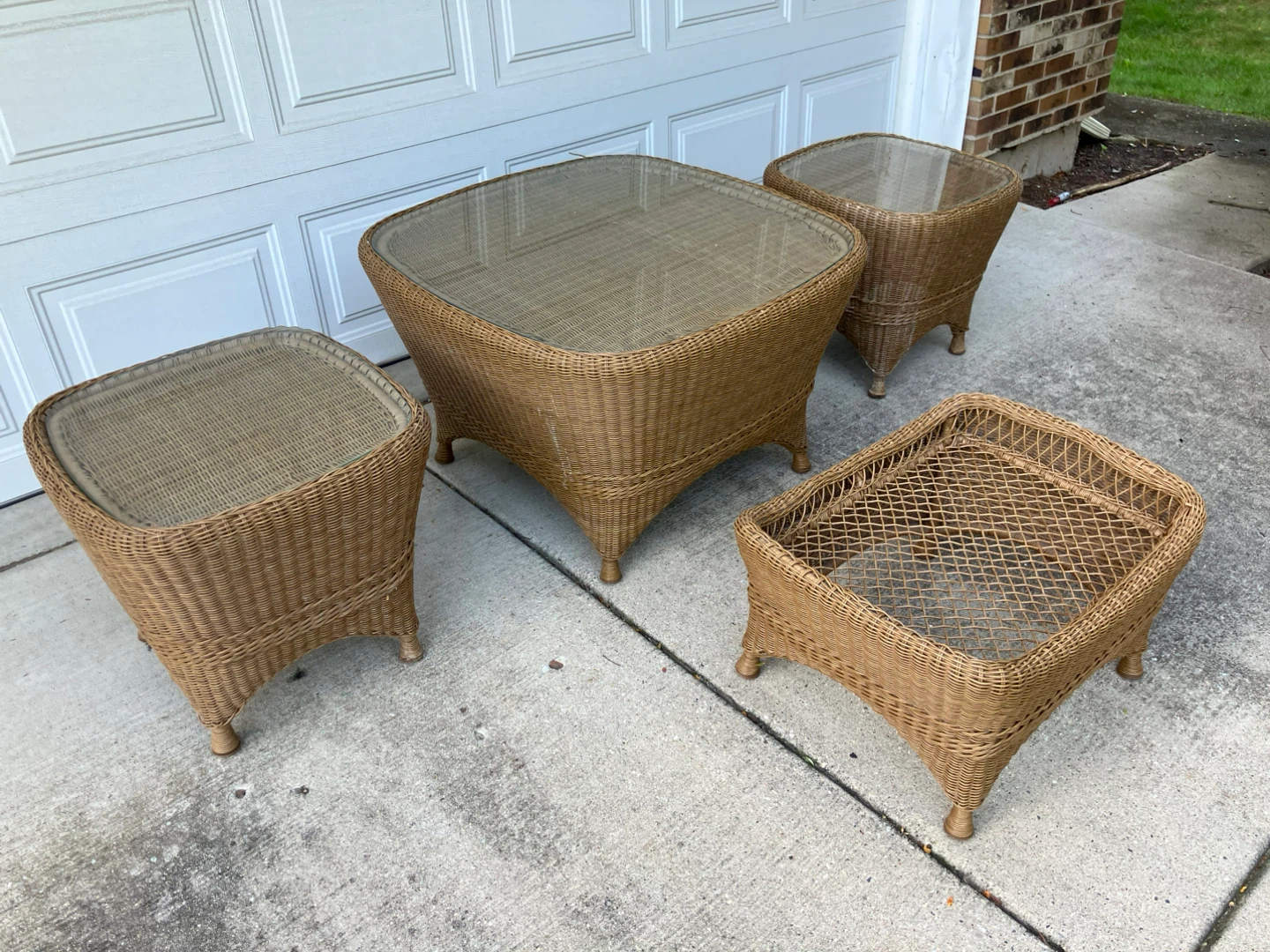 Wicker Patio Table Set - photo 3