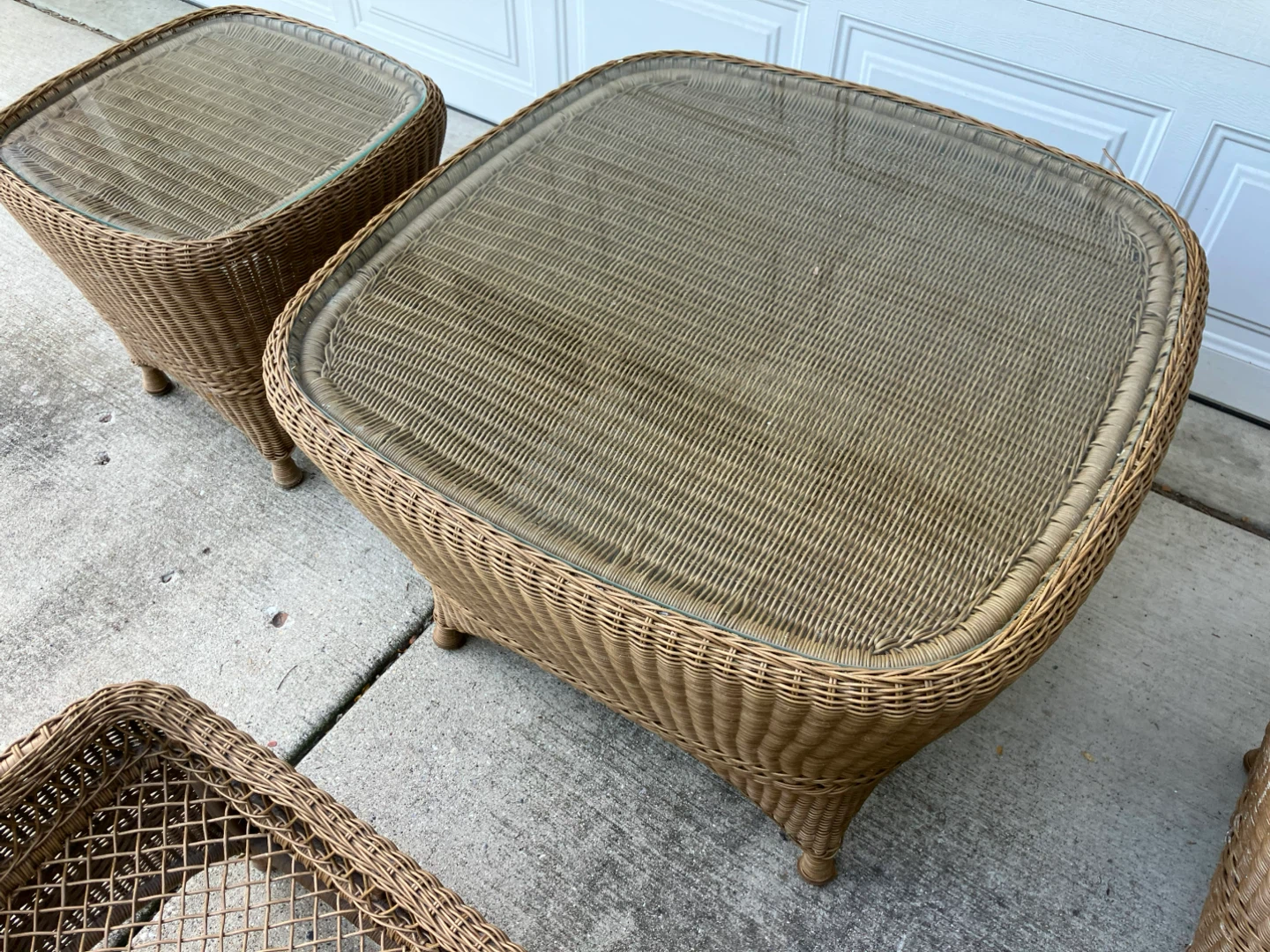 Wicker Patio Table Set - photo 4