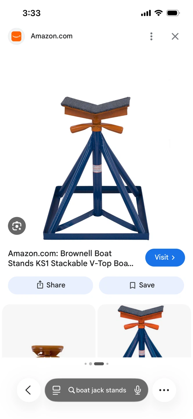 Brownell Boat Stand KS1 Stackable V-Top