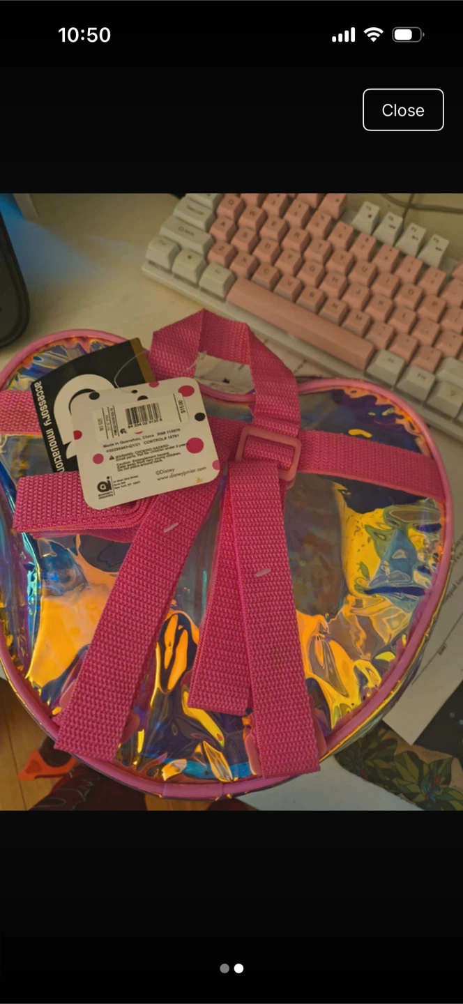 Disney Minnie Mouse Heart Shaped Backpack - photo 2