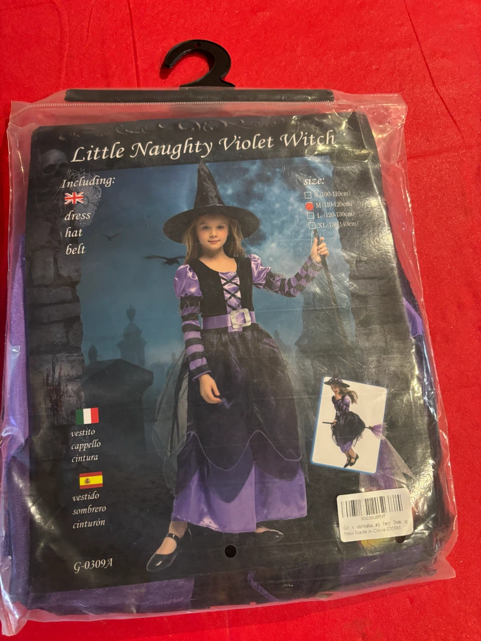Little Naughty Violet Witch Costume