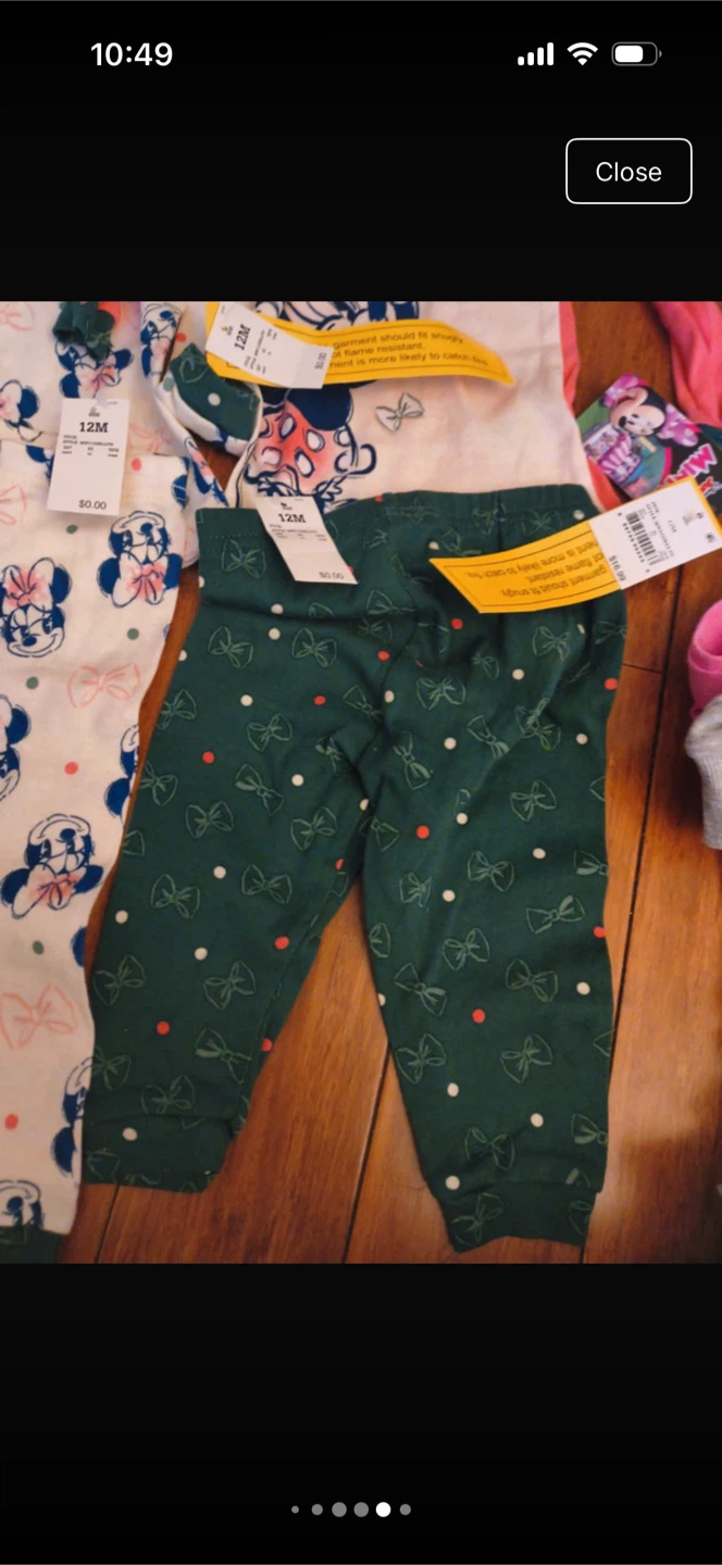 Disney Minnie Mouse 12M Pajama Sets - photo 2