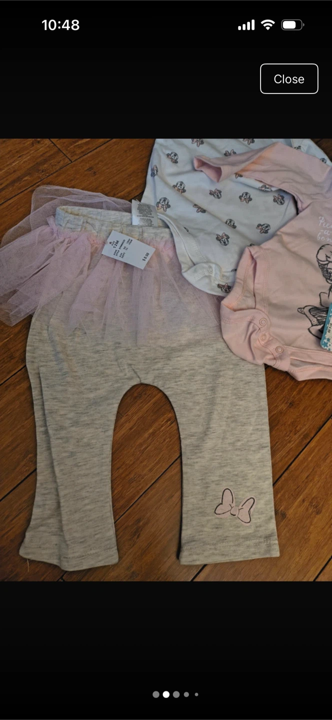Disney Baby Minnie Mouse 3-Piece Set Size 12M - photo 2