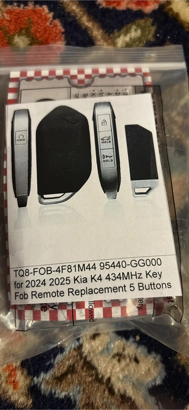 Keylessbest 5-Button Remote Key Fob for Kia K4