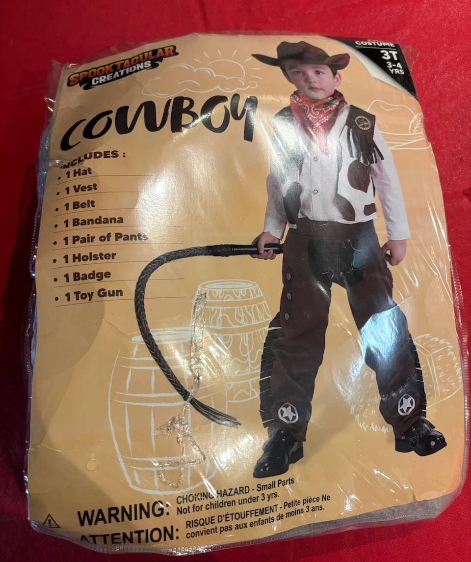 Spooktacular Creations Kids Cowboy Costume - 3T