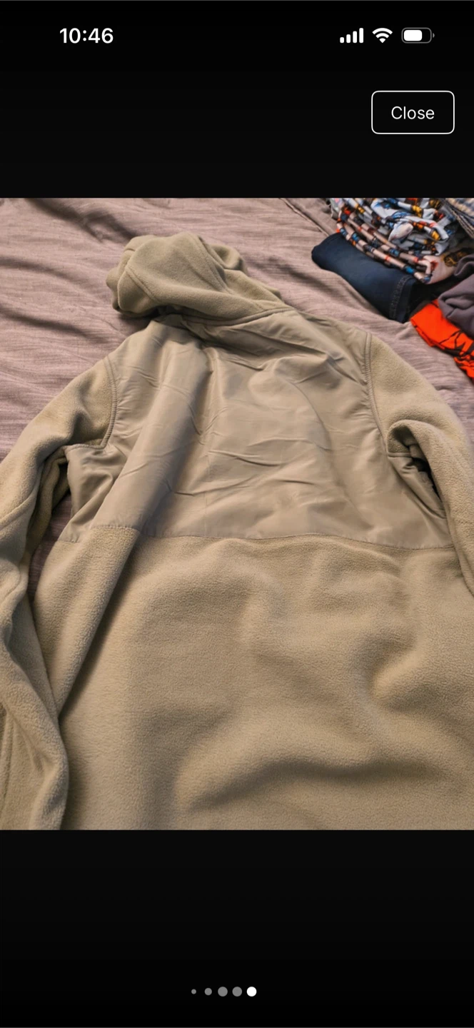 Reebok Zip-Up Fleece Hoodie - photo 4