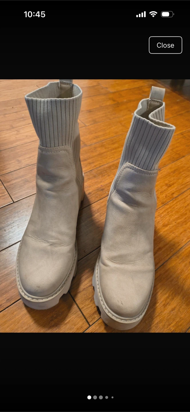 Villa Sock Boots, Women's Size 9