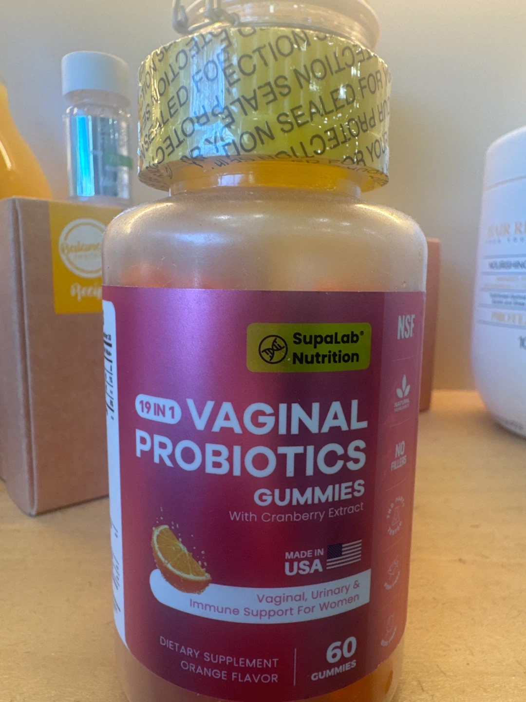 SupaLab Nutrition 19 in 1 Vaginal Probiotics Gummies