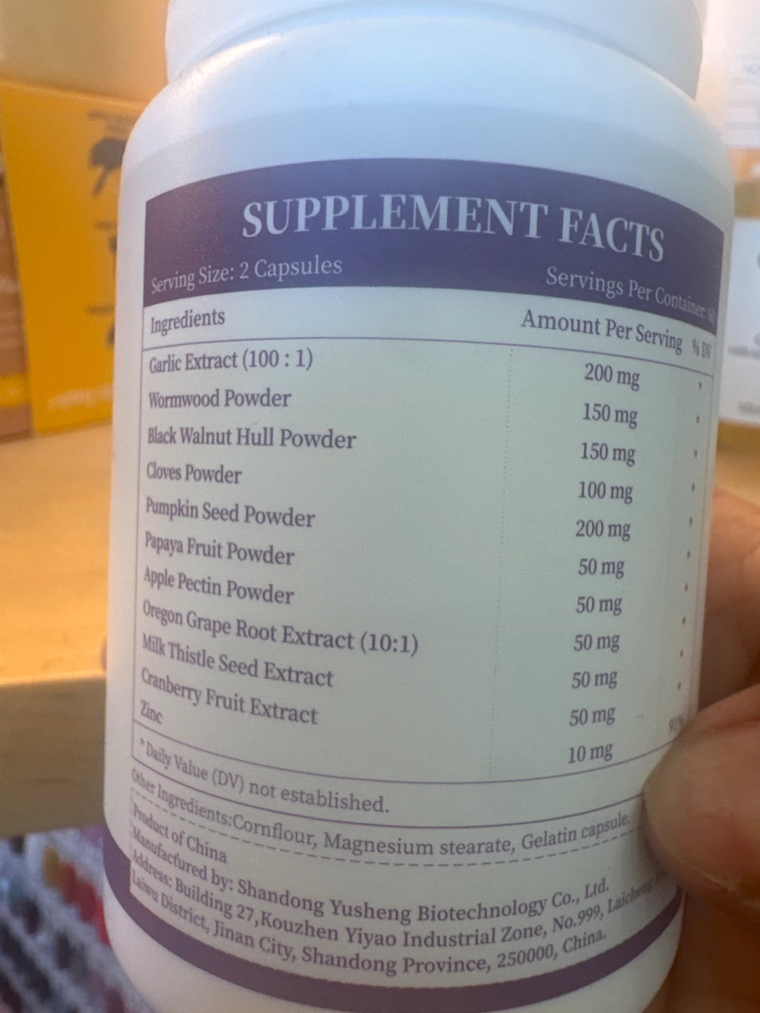 Yobecon Para Site Blast Dietary Supplement - photo 2