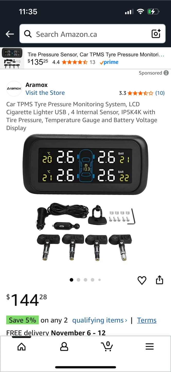 Aramox TPMS Tyre Pressure Monitoring System - photo 2