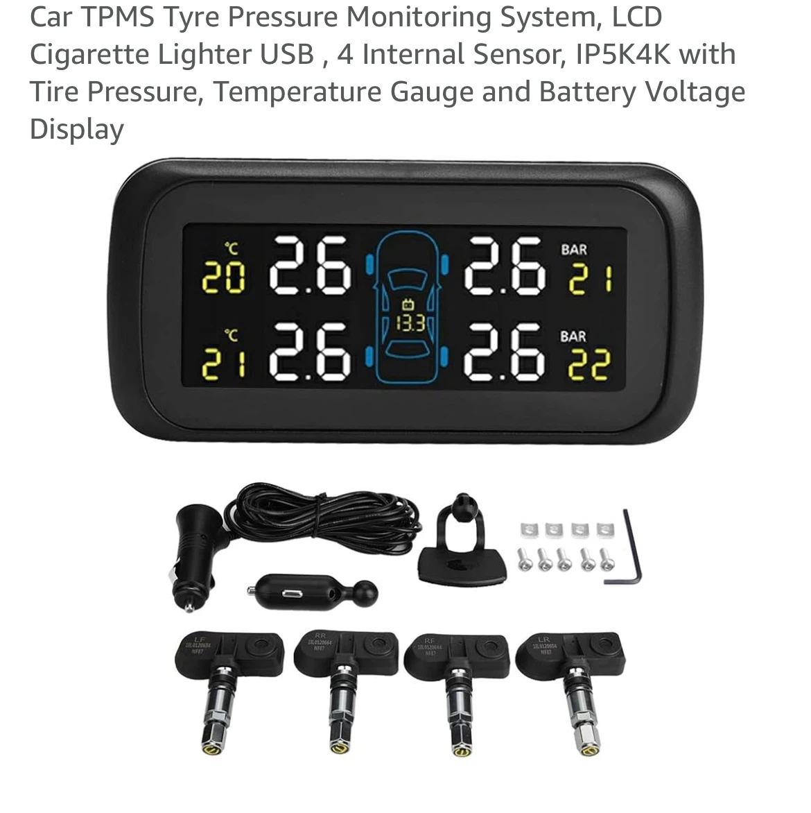 Aramox TPMS Tyre Pressure Monitoring System - photo 3