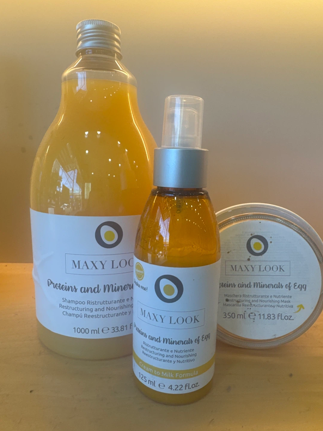 Maxy Look Proteins and Minerals of Egg Hair Set