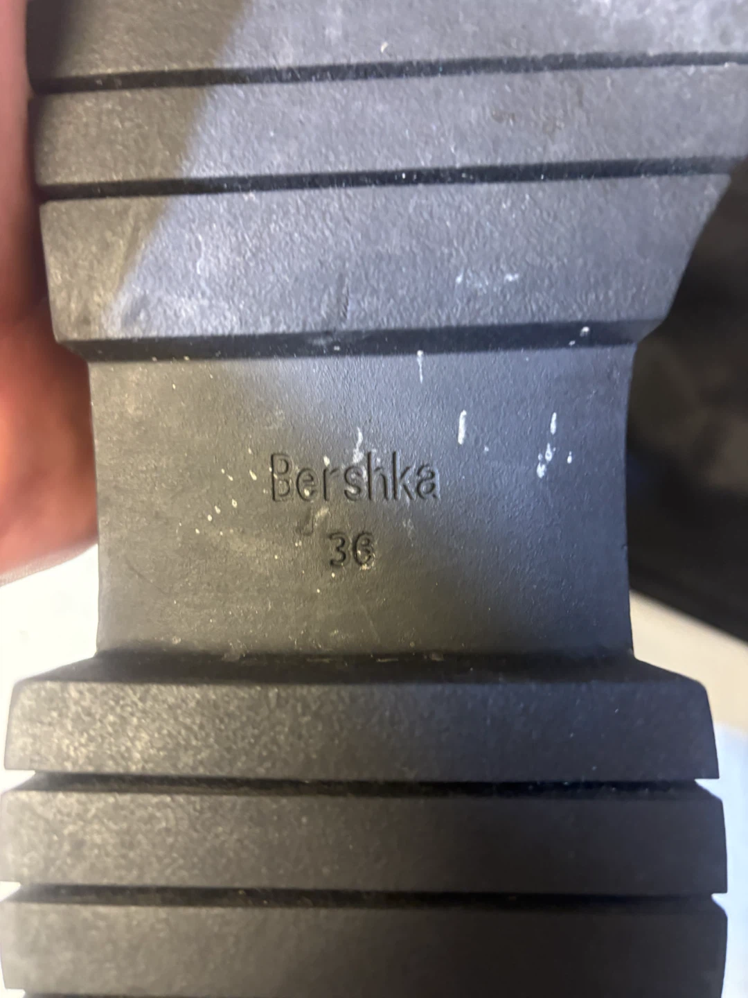 Bershka black platform boots - photo 5