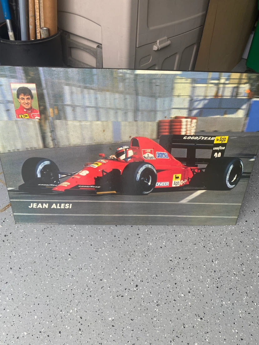 Jean Alesi Ferrari Formula 1 Wall Art