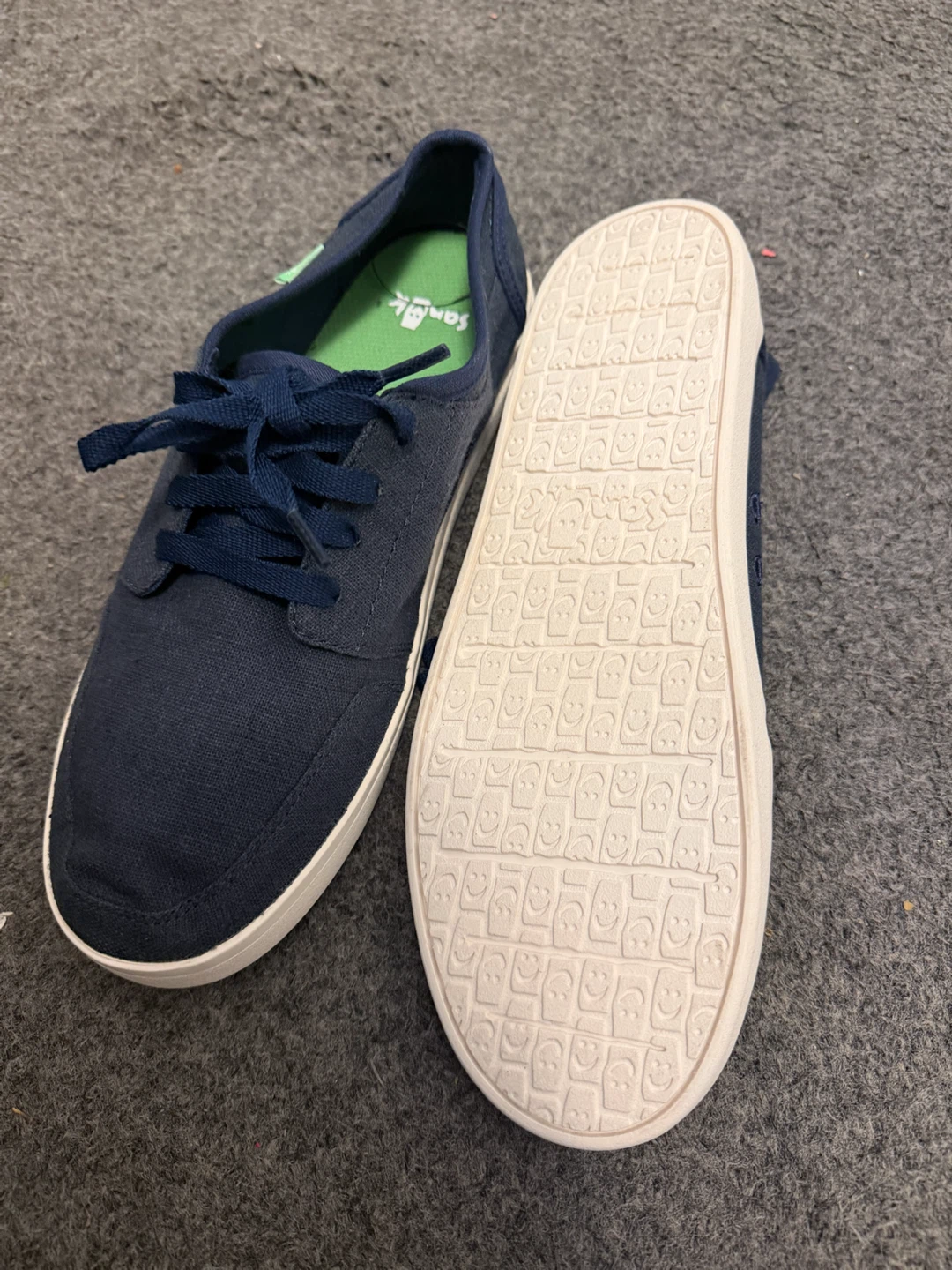 Sanuk Navy Blue Sneakers Size 9 - photo 3