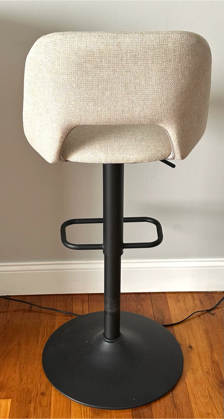 Adjustable Swivel Bar Stools with Bucket Seats - photo 5