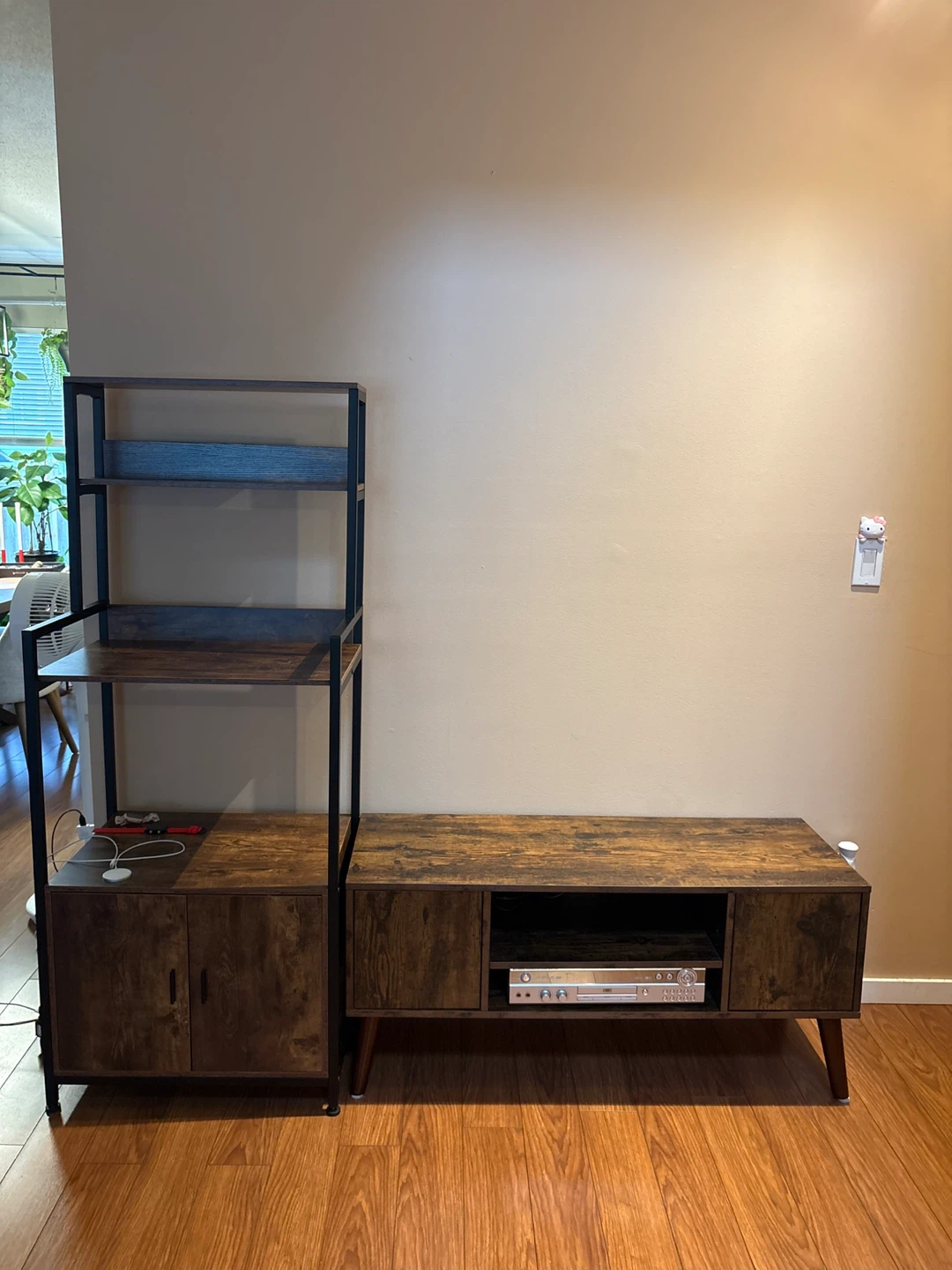 TV shelf and Shelf