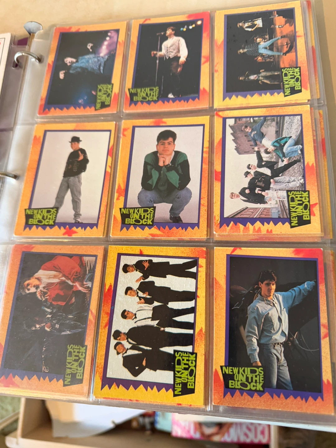1988/1989 Vintage New Kids on the Block Trading Card Collection