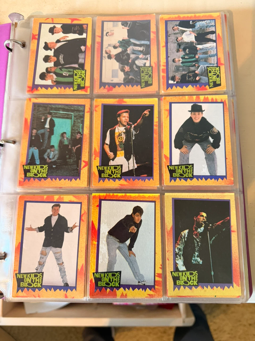 1988/1989 Vintage New Kids on the Block Trading Card Collection - photo 5
