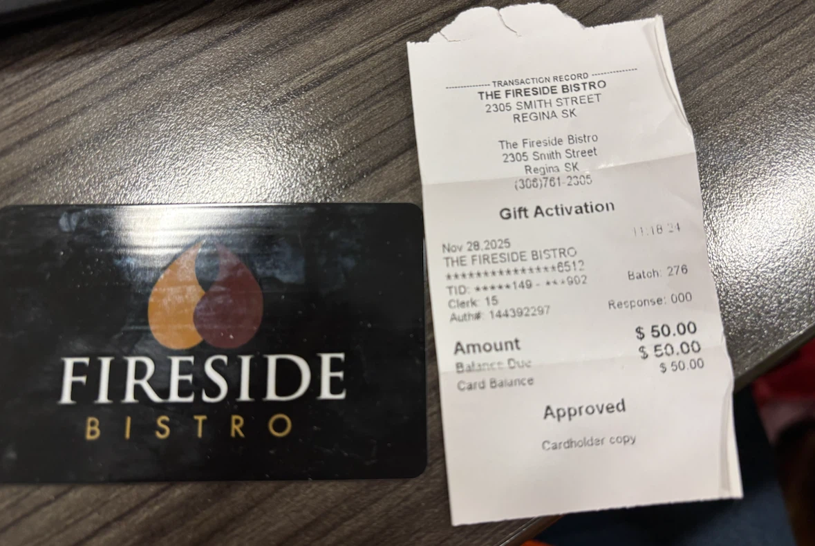 FIRESIDE BISTRO $50 GIFTCARD