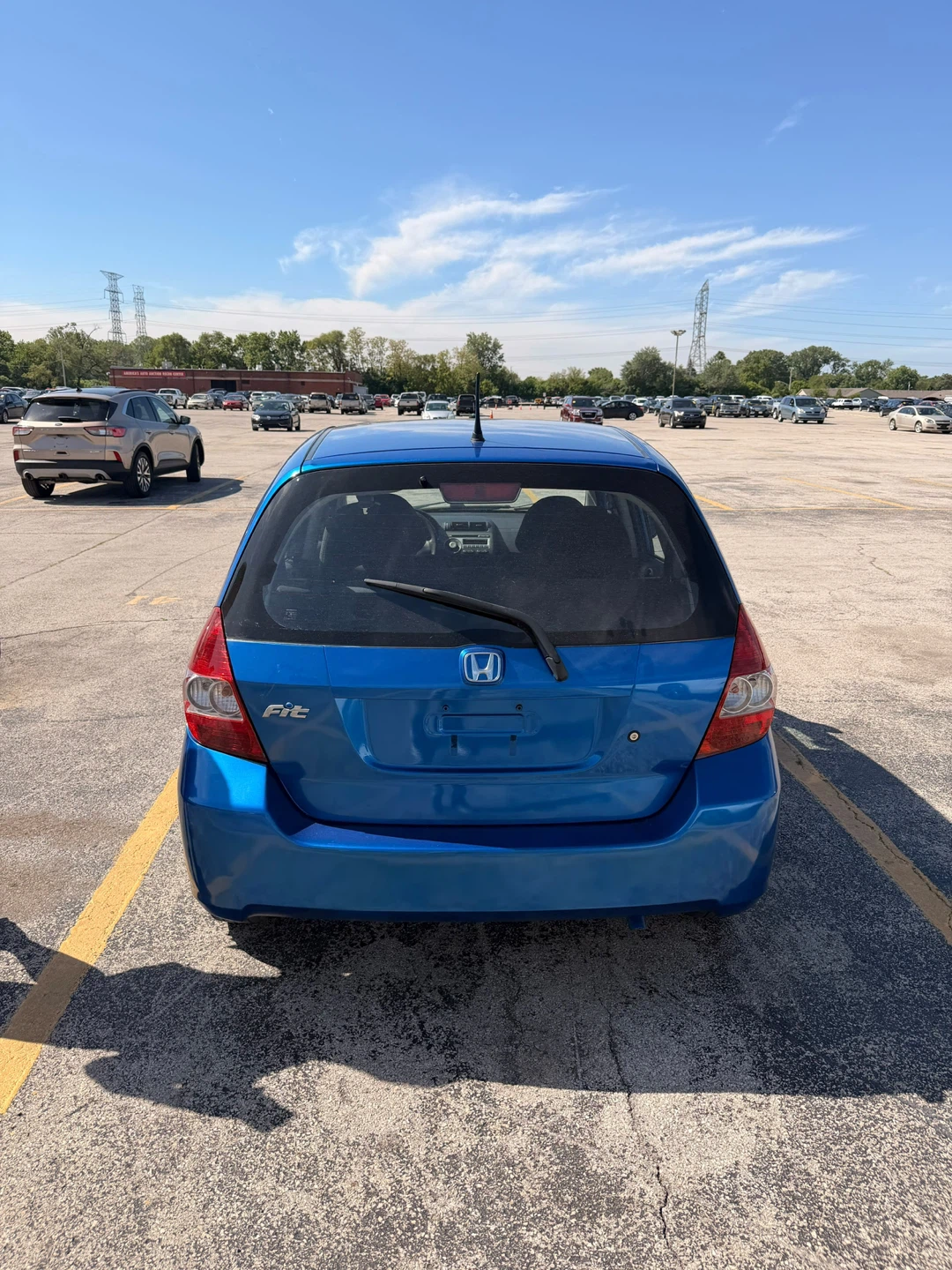 Blue Honda Fit Hatchback - photo 4