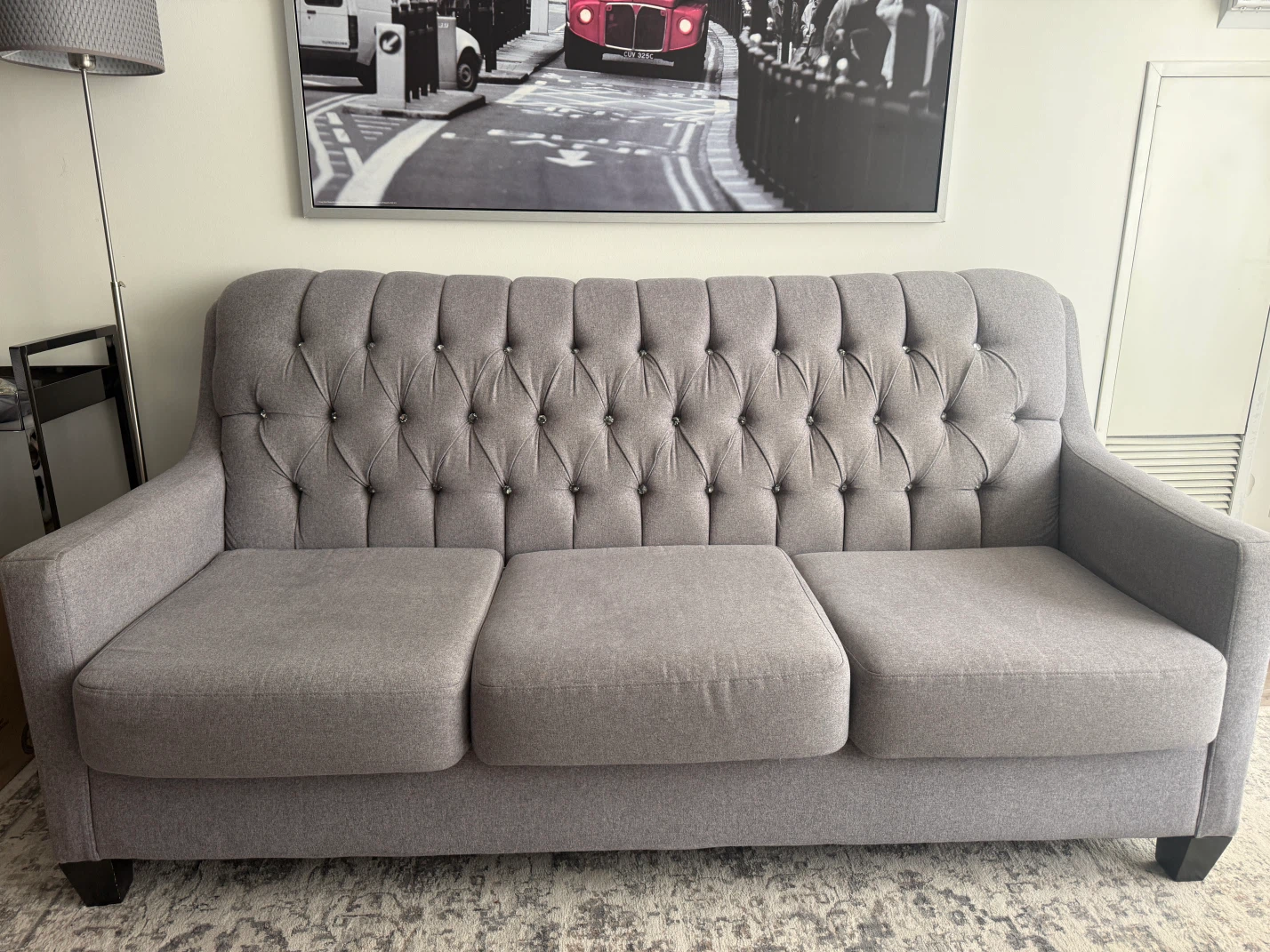 Couch with Ottoman