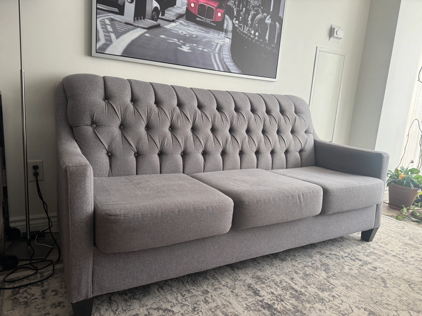 Couch with Ottoman - photo 2