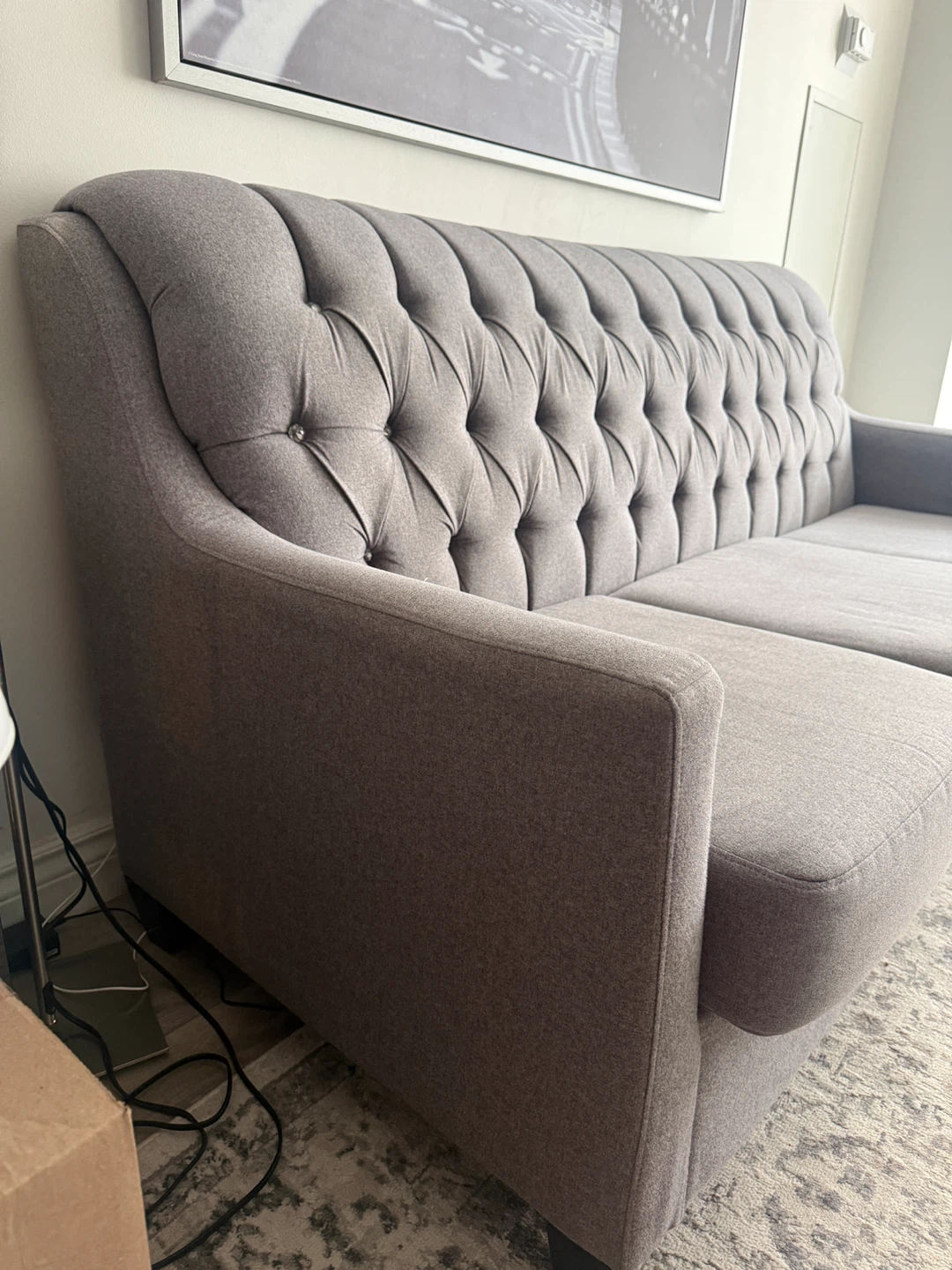 Couch with Ottoman - photo 3