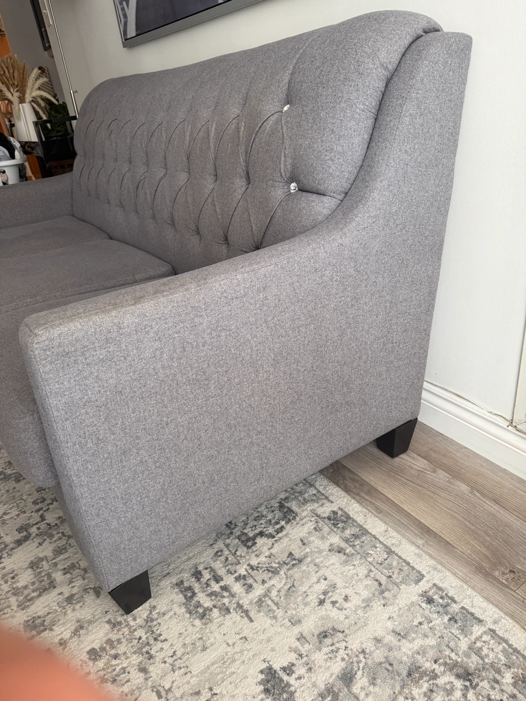 Couch with Ottoman - photo 4