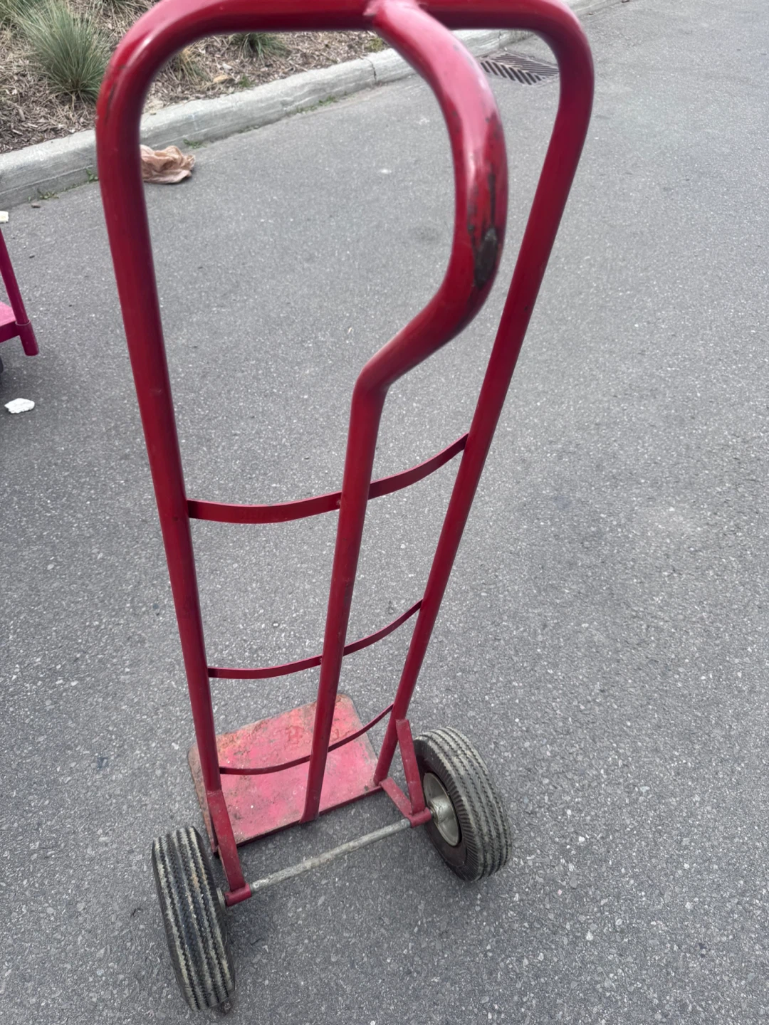 Red Metal Hand Truck - photo 2