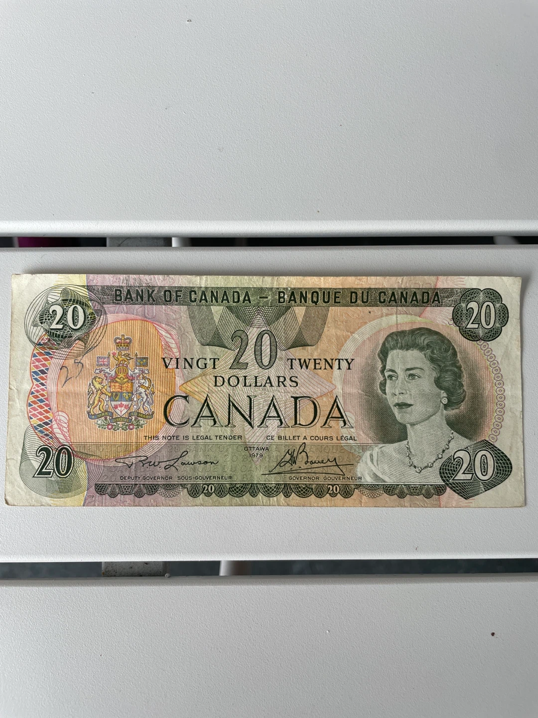 1979 Canadien $20 bill