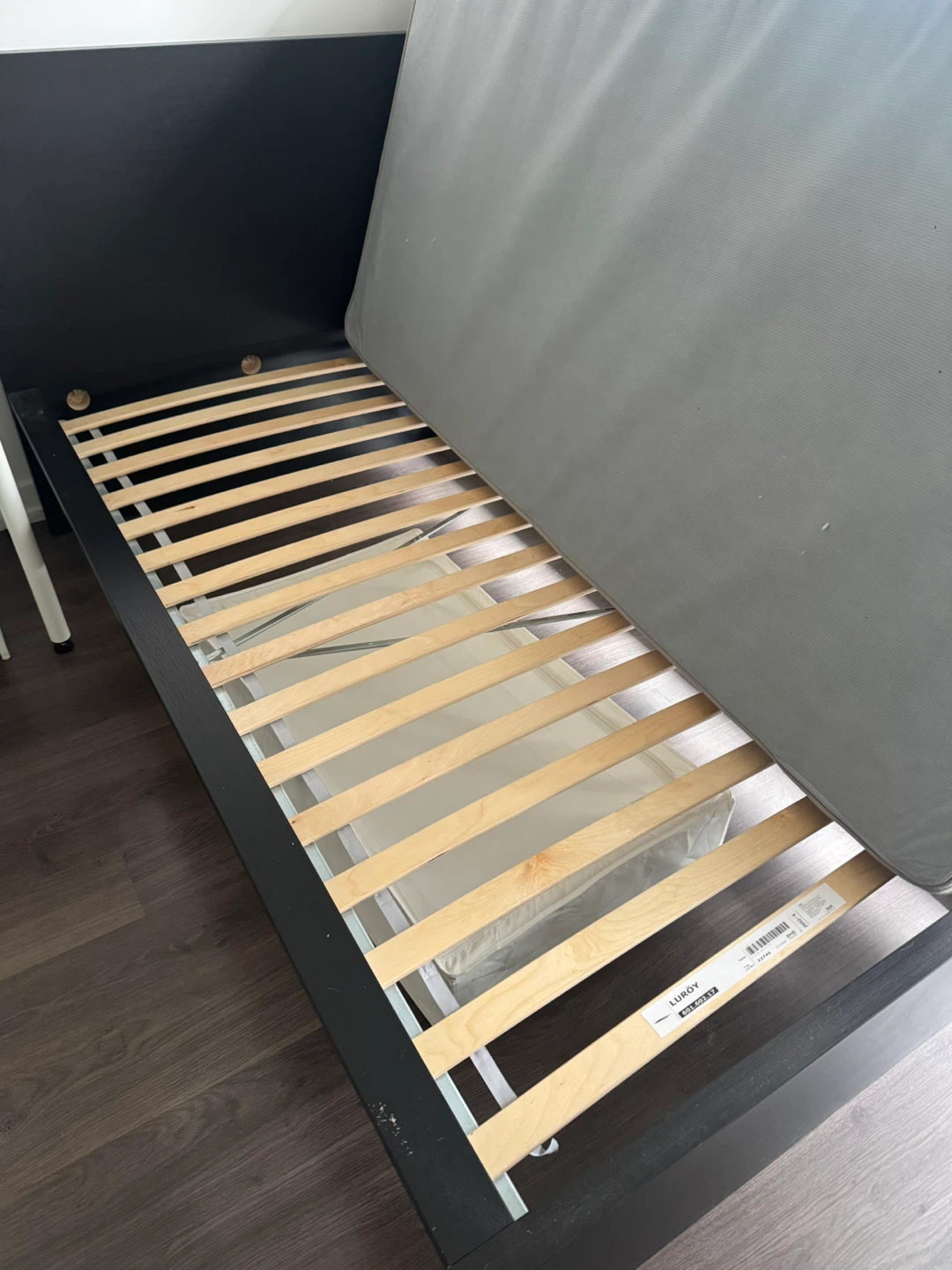 IKEA Black Single Bed Frame