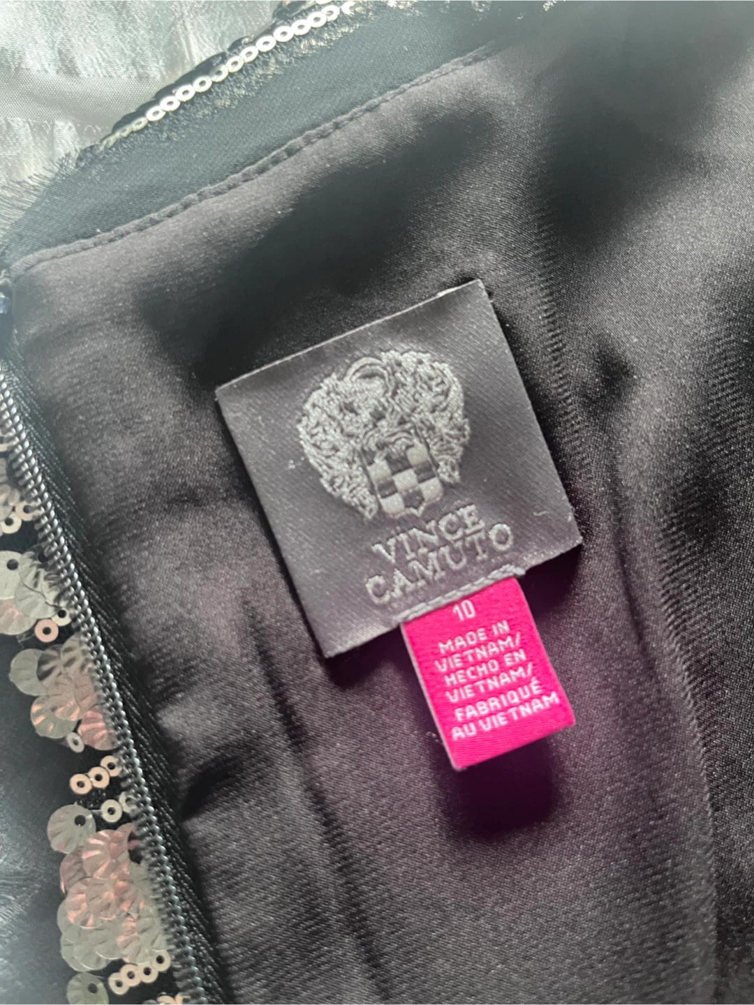Vince Camuto Black Sequin Dress - photo 3