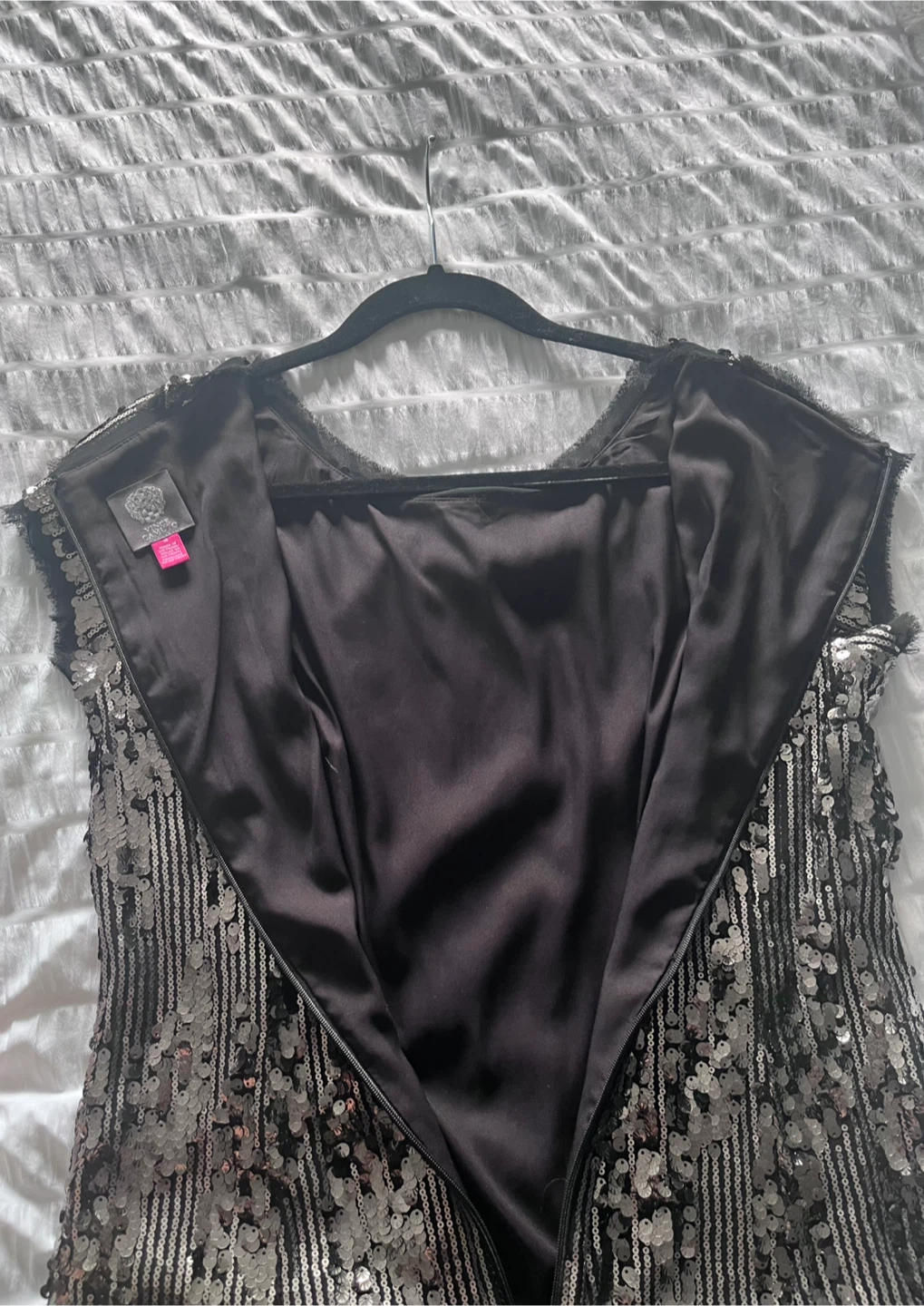 Vince Camuto Black Sequin Dress - photo 4