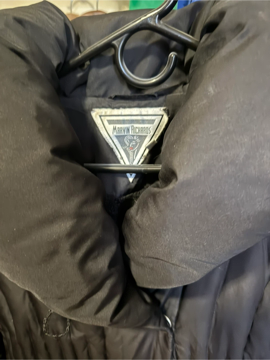 Marvin Richards Black Puffer Coat