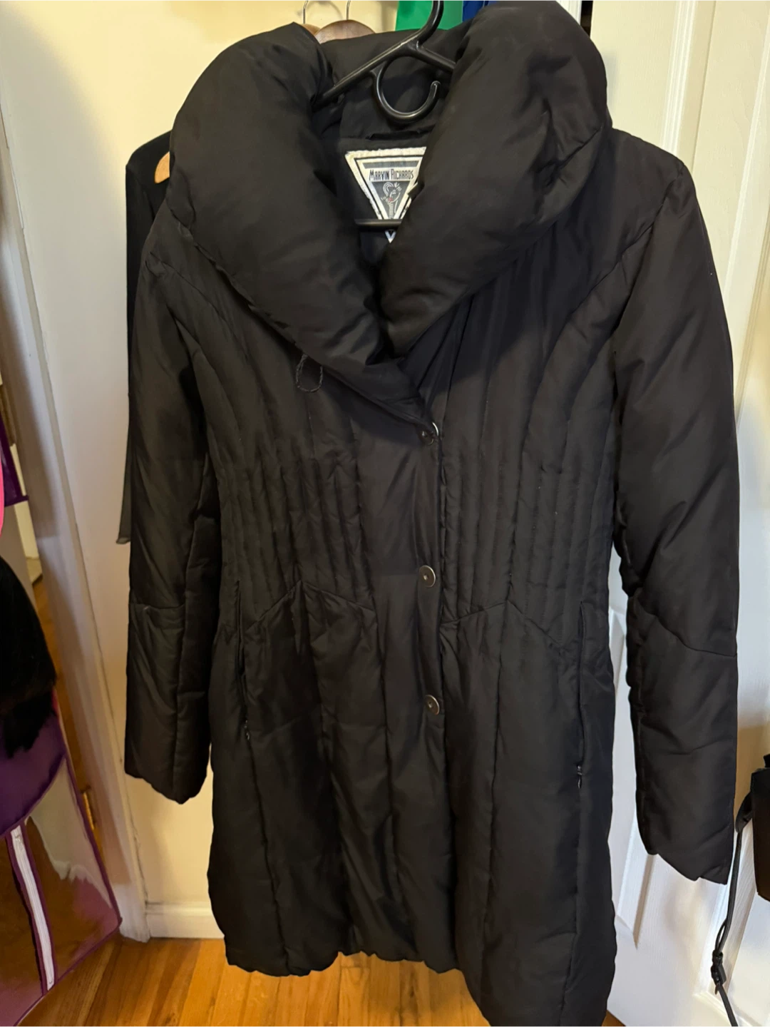 Marvin Richards Black Puffer Coat - photo 2