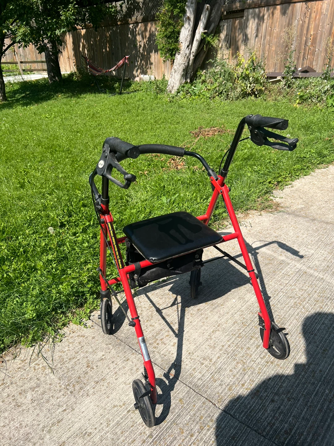 Drive Medical Red Rollator Walker - photo 2