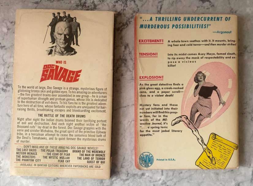 2 x Vintage Pulp Fiction Novels rare collectibles - photo 2